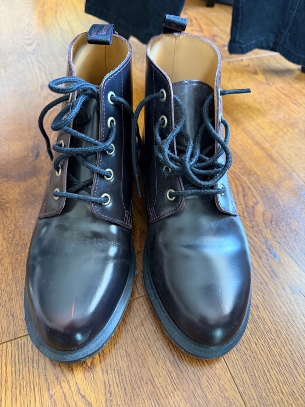 Dr. Martens Women's Black Lace-Up Leather Boots EXCEPTING BEST OFFERS!